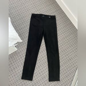 Tahari black felt pants